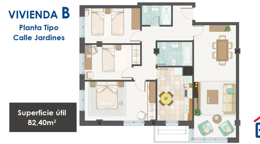 jardines vivienda tipoB