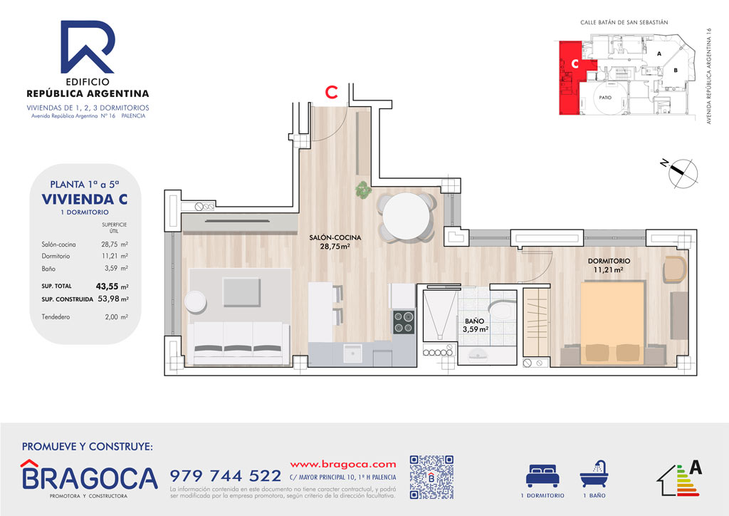 Plantas 1-5 Puerta C